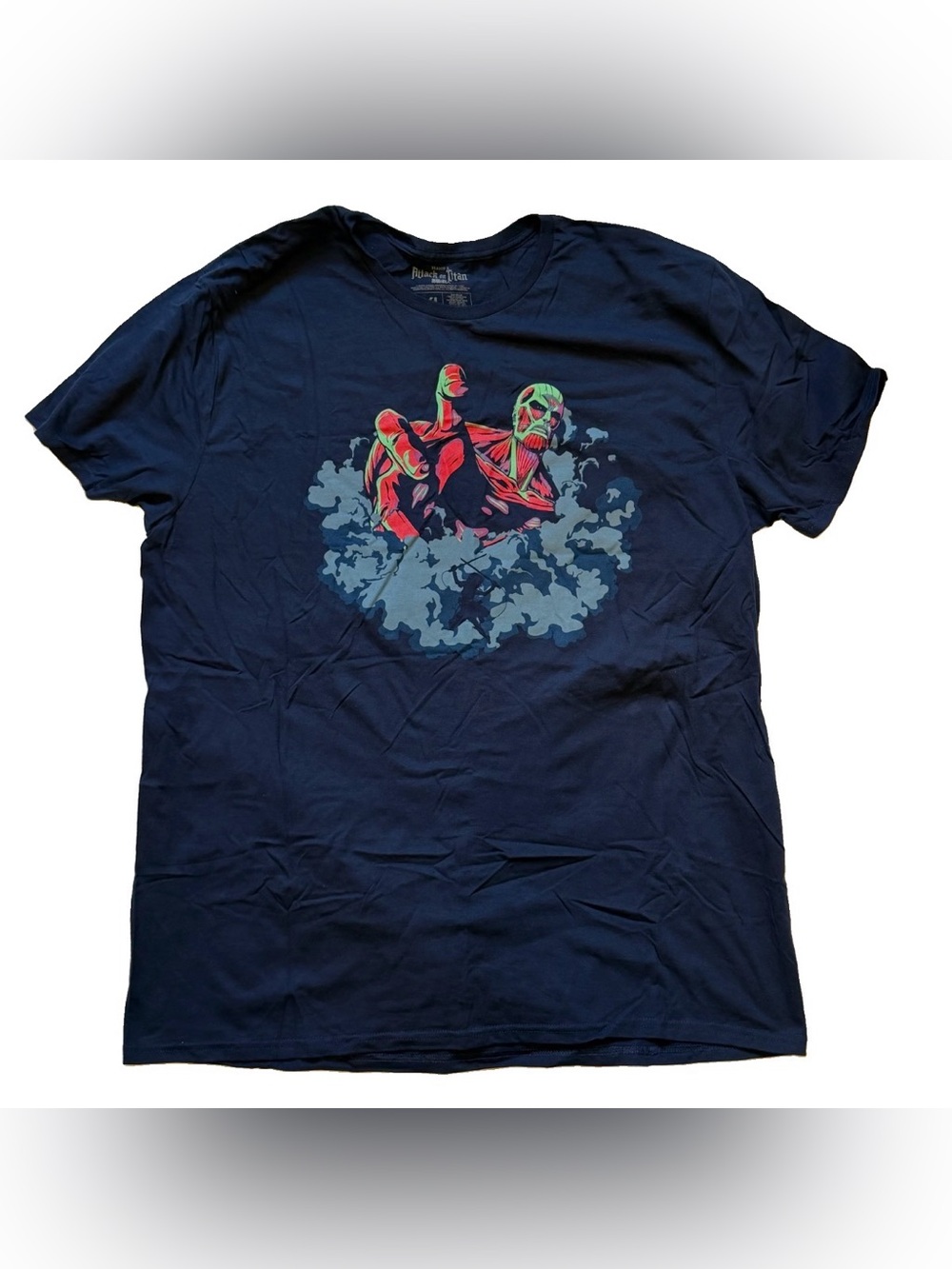 Loot Crate Exclusive Attack on Titan Navy Tee